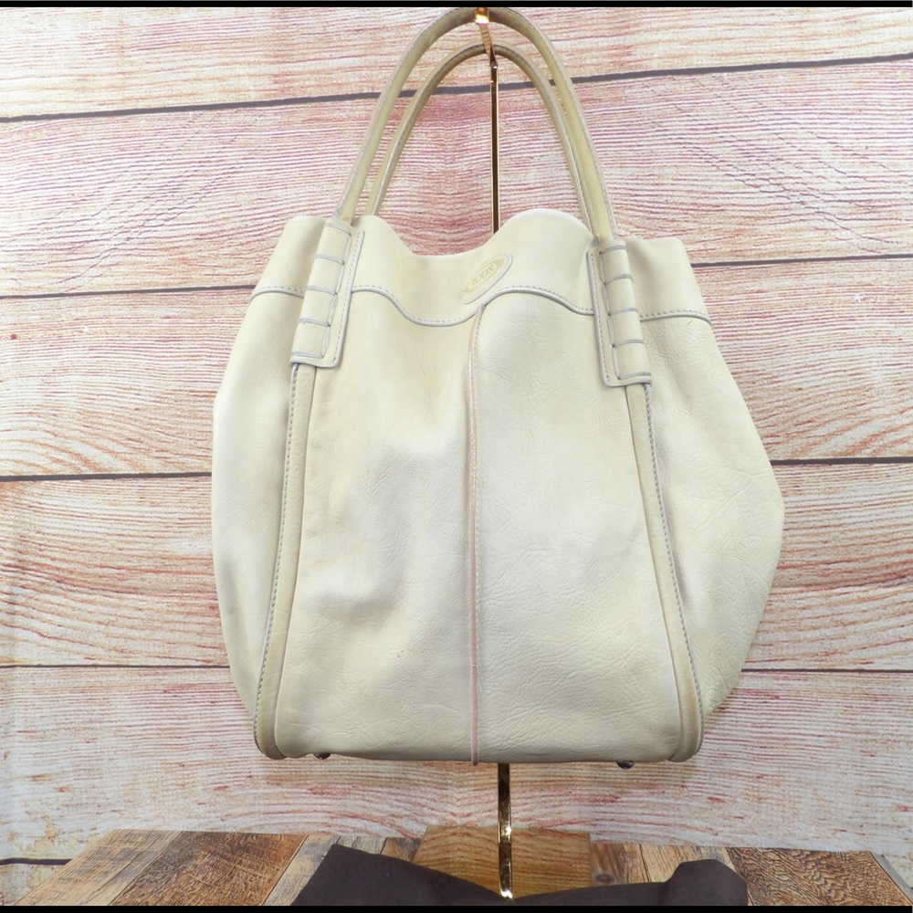 TOD’S Shade Shopper Light Tan Leather
